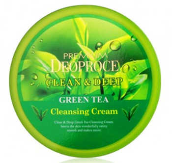 PREMIUM DEOPROCE CLEAN & MOISTURE GREEN TEA MASSAGE CREAM