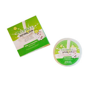 DEOPROCE NATURAL SKIN NOURISHING CREAM MILK CUCUMBER